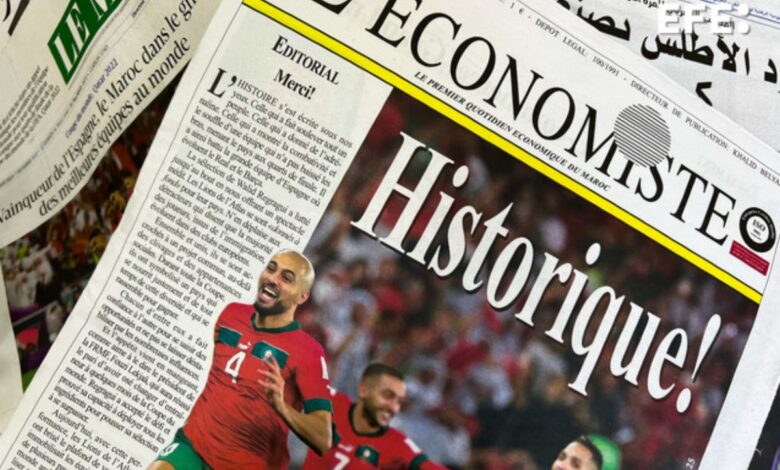 Qatar 2022: Resalta prensa marroquí la epopeya de sus "Leones del Atlas" | Tuit 1 Qatar 2022: Resalta prensa marroquí la epopeya de sus "Leones del Atlas" | Tuit