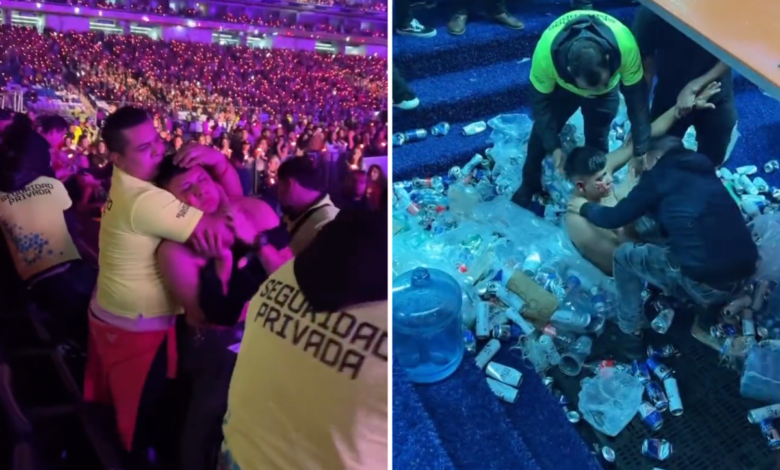 Seguridad golpea a joven en concierto de Bad Bunny en MTY y lo saca con violencia | Video 1 Seguridad golpea a joven en concierto de Bad Bunny en MTY y lo saca con violencia | Video