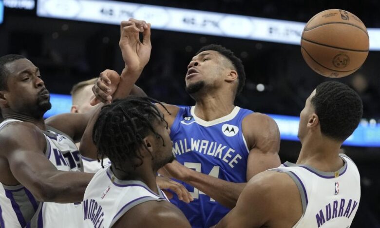 Un Antetokounmpo de récord mantiene a los Bucks en la lucha por el liderato 1 Un Antetokounmpo de récord mantiene a los Bucks en la lucha por el liderato