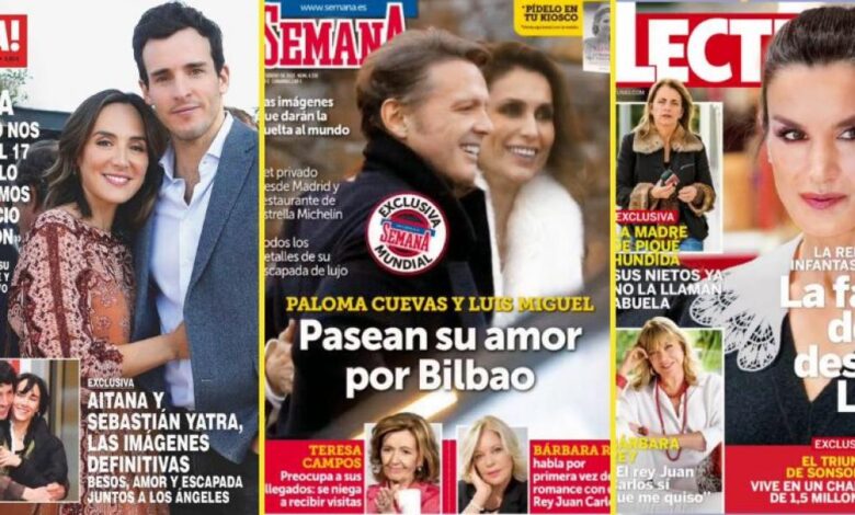 La confirmación del noviazgo Yatra-Aitana y la madre de Piqué, en las portadas 1 La confirmación del noviazgo Yatra-Aitana y la madre de Piqué, en las portadas