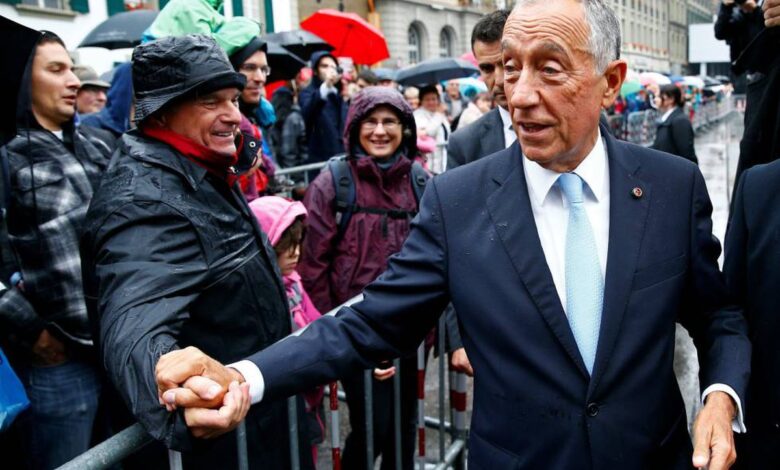 La policía detiene a un hombre por un intento de extorsión al presidente de Portugal 1 EL PAÍS